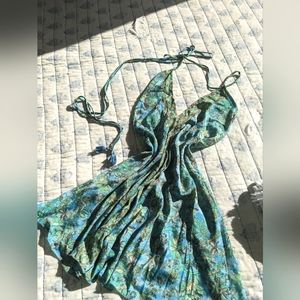 Silk Greek dress 🩵🌬️